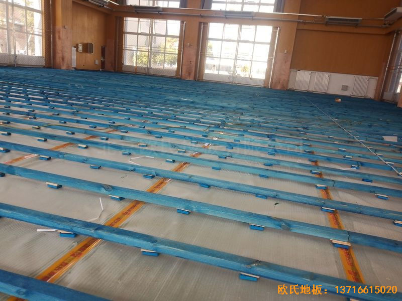 北京大興區(qū)團(tuán)河路98號運(yùn)動(dòng)地板鋪設(shè)案例