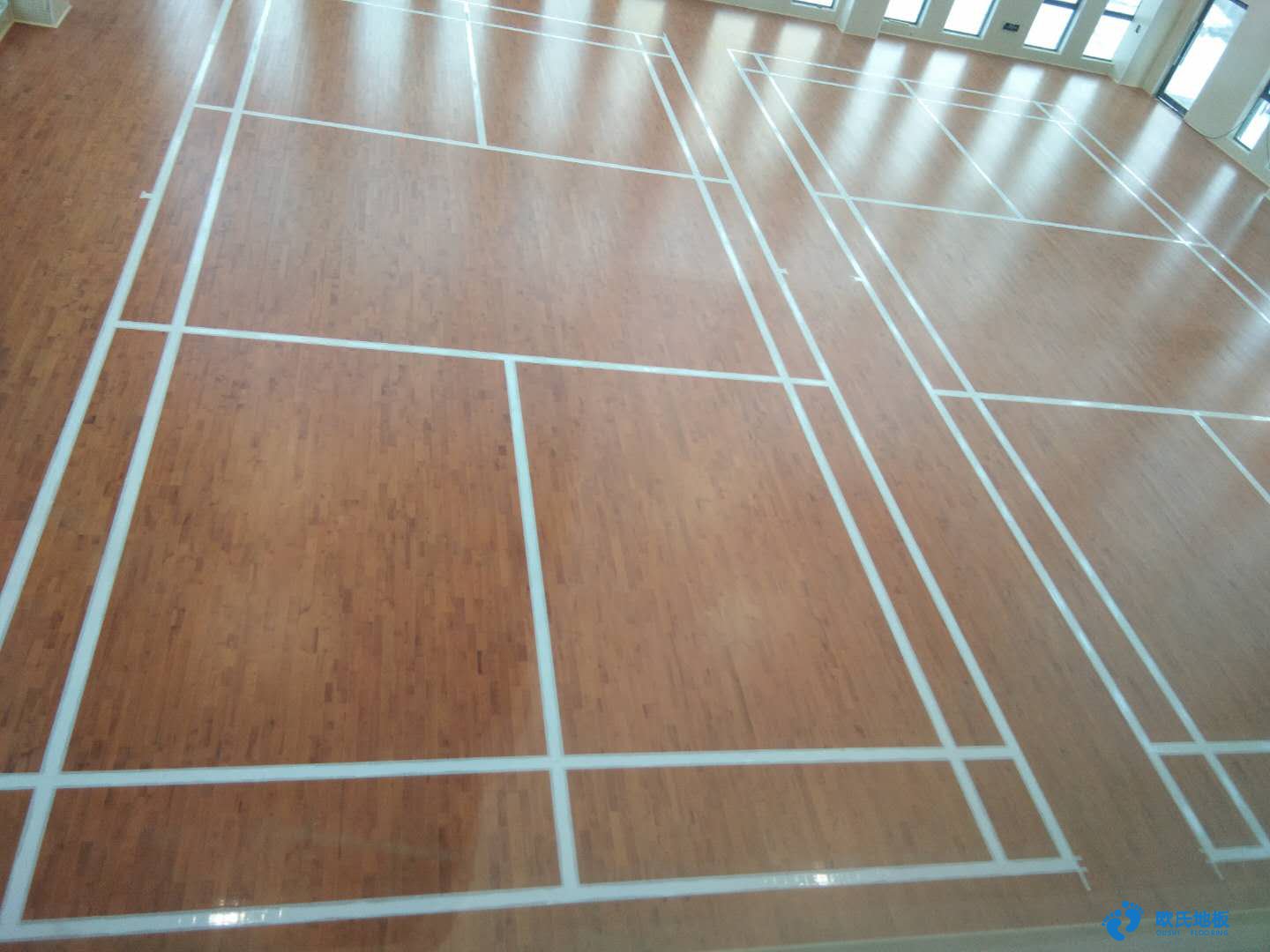 沈陽體育館運動木地板翻新維護，歐氏運動木地板