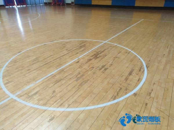 學(xué)?；@球場地地板回彈值