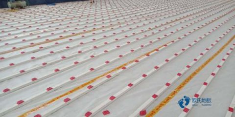 25厚籃球運(yùn)動木地板環(huán)保