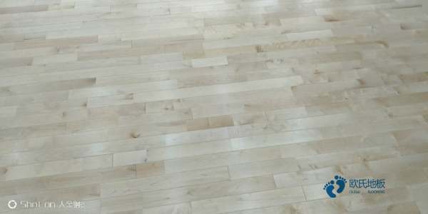 實(shí)木體育地板場地畫線2